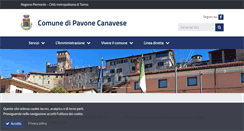 Desktop Screenshot of comune.pavone.to.it
